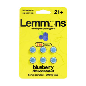Lemmons 7-Hydroxymitragynine Chewable Tablets 6CT 55MG Per Tablet